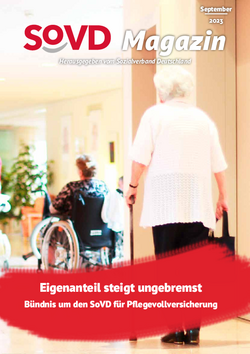 Titelbild SoVD-Magazin September 2023